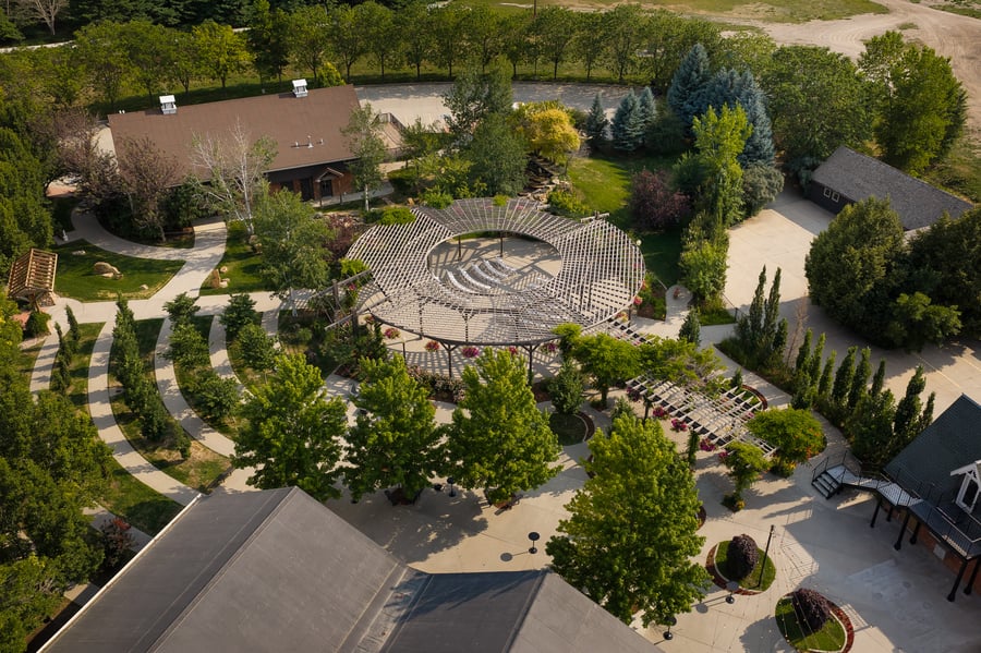 09 - Brookside Gardens - BGDN - Ceremony Halo - Outdoor Ceremony