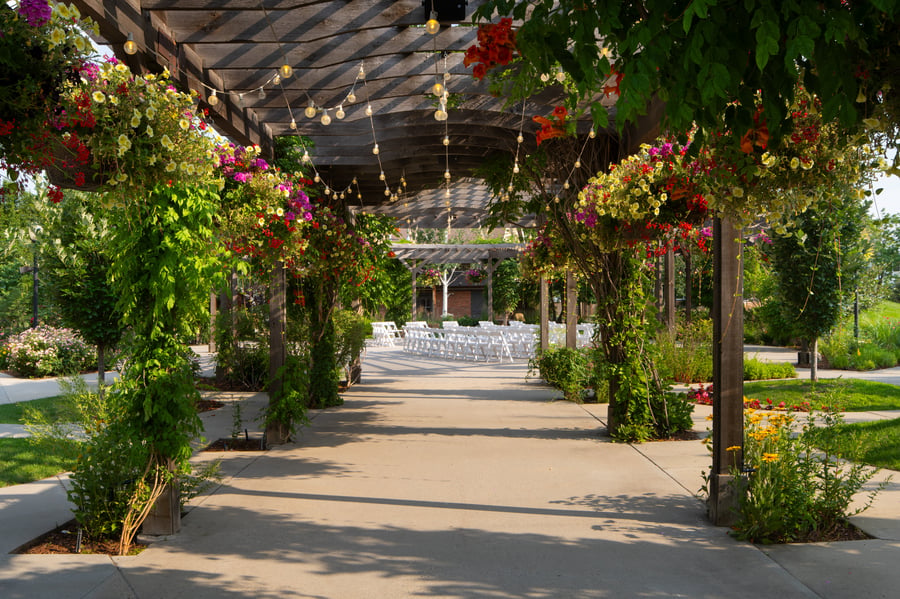 11 - Brookside Gardens - BGDN - Ceremony Halo - Outdoor Ceremony