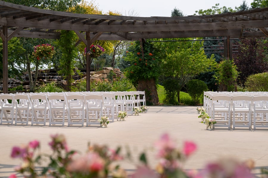 12 - Brookside Gardens - BGDN - Ceremony Halo - Outdoor Ceremony
