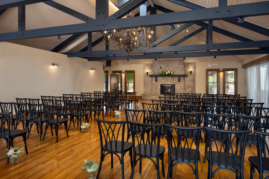 21 - Brookside Gardens - BGDN - Fireside Room - Indoor Ceremony