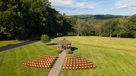 35 - Fern Hill Barn - FERN - Gazebo Ceremony - Outdoor Ceremony