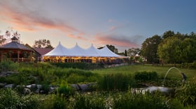 5 - Fern Hill Barn - FERN - Tent Reception - Outdoor Reception