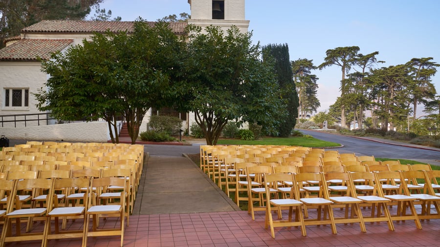 23 - Golden Gate Club - Presidio - GGC - Presidio Chapel - Outdoor Ceremony