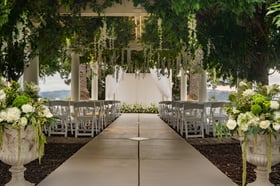 01 - Jefferson Street Mansion - JEFM  - Colonnade Garden - Ceremony