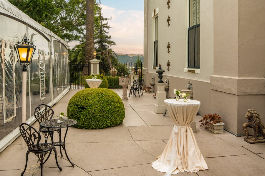 27 - Jefferson Street Mansion - JEFM  - Reception Pavilion - Cocktail Hour