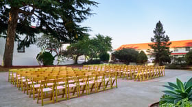 10 - Officers Club - OFFC - Presidio - Chapel Courtyard - Outdoor Ceremony
