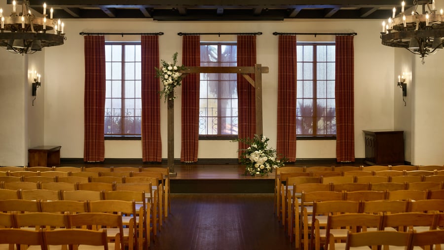19 - Officers Club - OFFC - Presidio - Moraga Hall - Indoor Ceremony