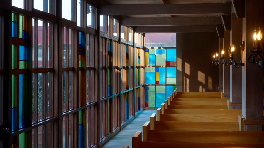 28 - Officers Club - OFFC - Presidio - Chapel of our Lady - Indoor Ceremony