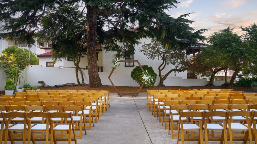 3 - Officers Club - OFFC - Presidio - Chapel Courtyard - Outdoor Ceremony