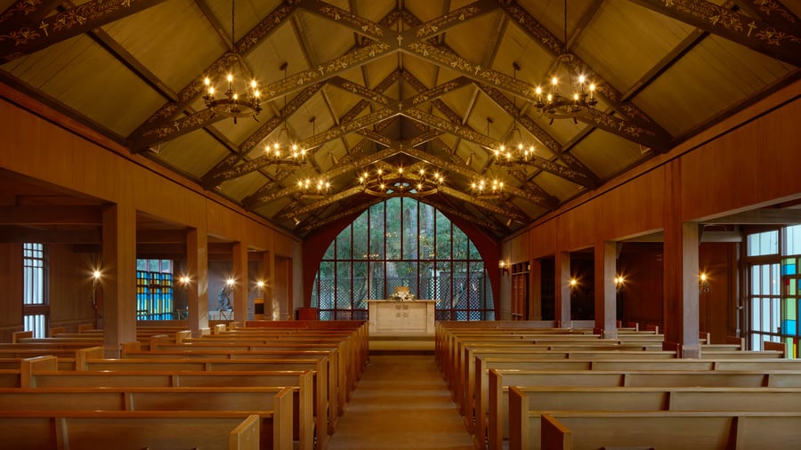 5 - Officers Club - OFFC - Presidio - Chapel of our Lady - Indoor Ceremony