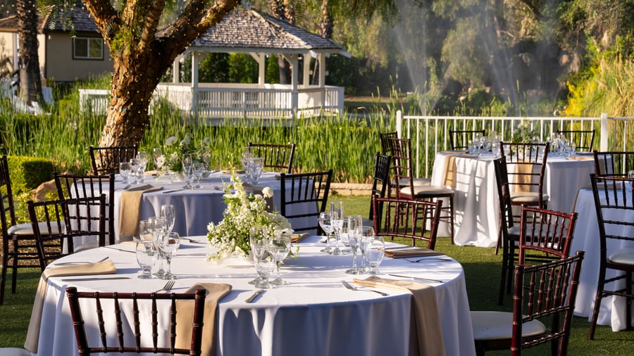 23 - The Orchard - ORCH - Reception Lawn - Table Detail Shoot
