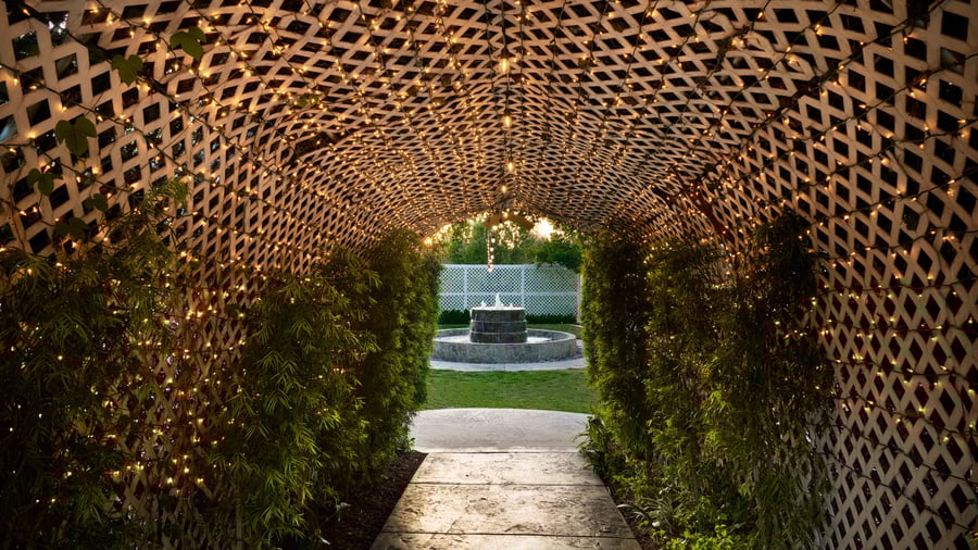 29 - The Orchard - ORCH - Oleander Way - Tunnel towards the Ceremony