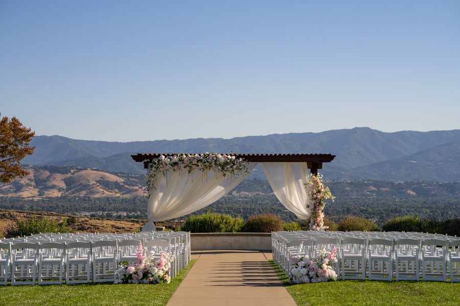 02 - The Ranch at Silver Creek - RANC - Hill Top Garden - Ceremony