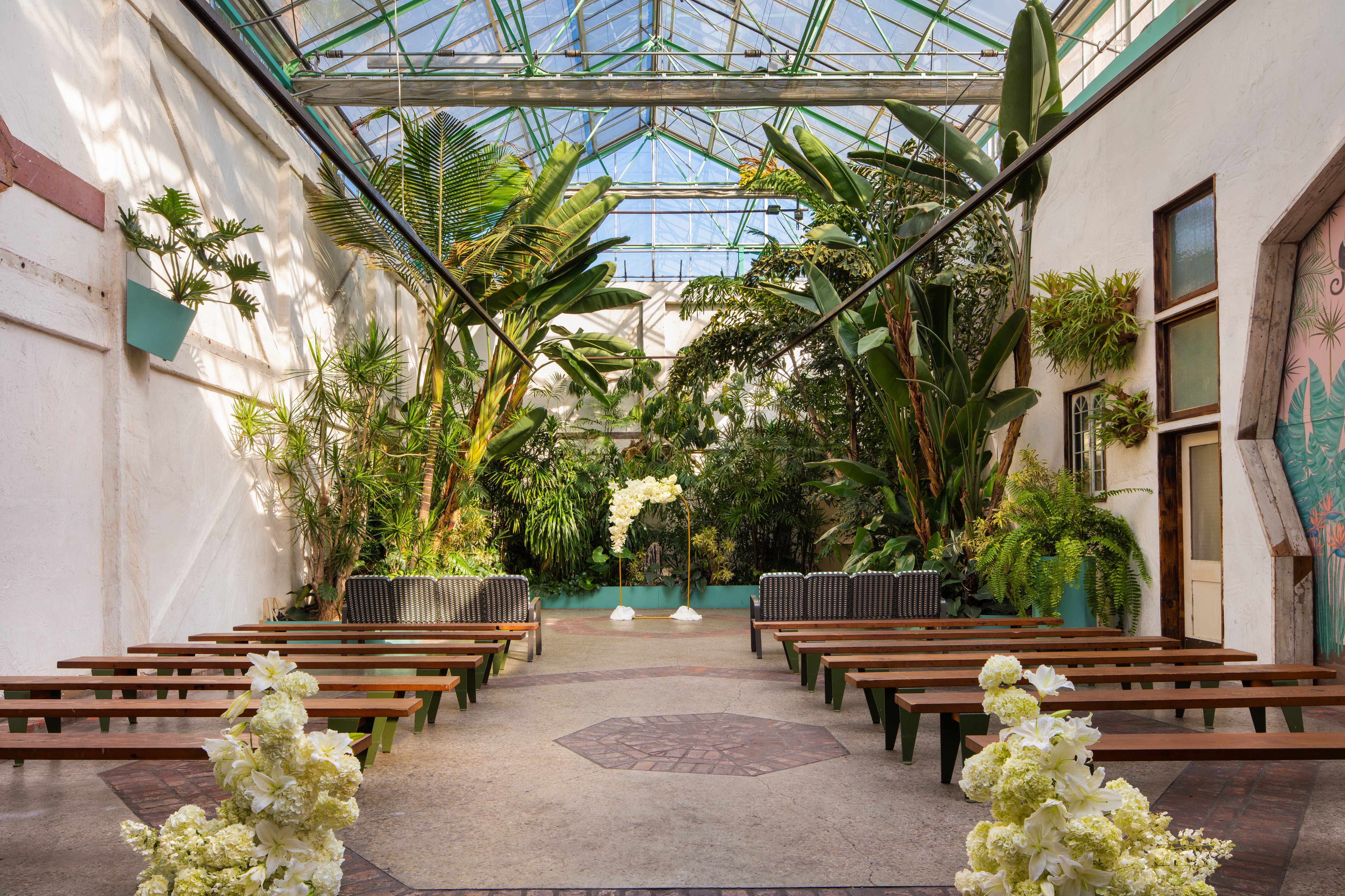 06 - Valentine DTLA - VALE - Grassroom Greenhouse - Ceremony
