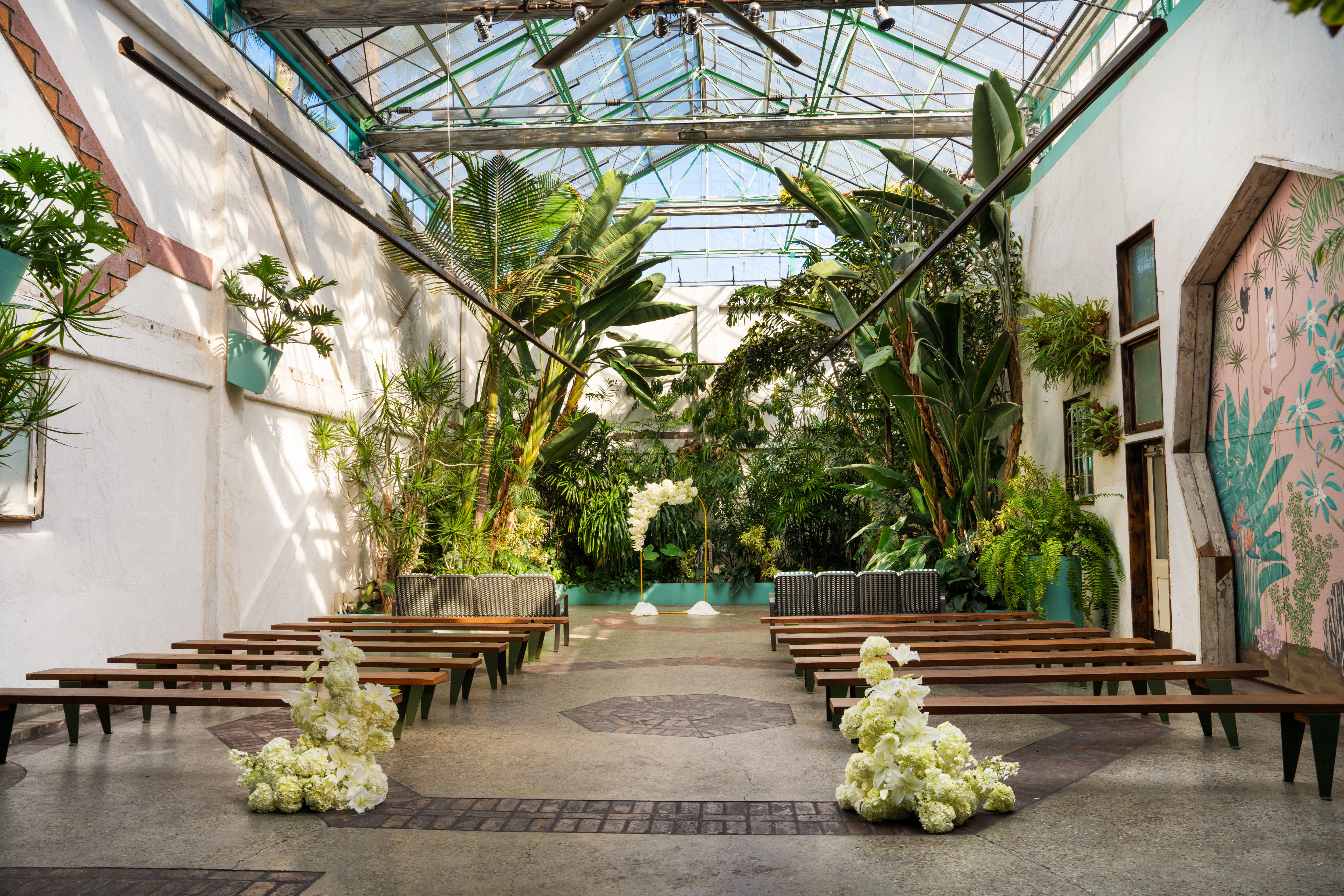 23 - Valentine DTLA - VALE - Grassroom Greenhouse - Ceremony
