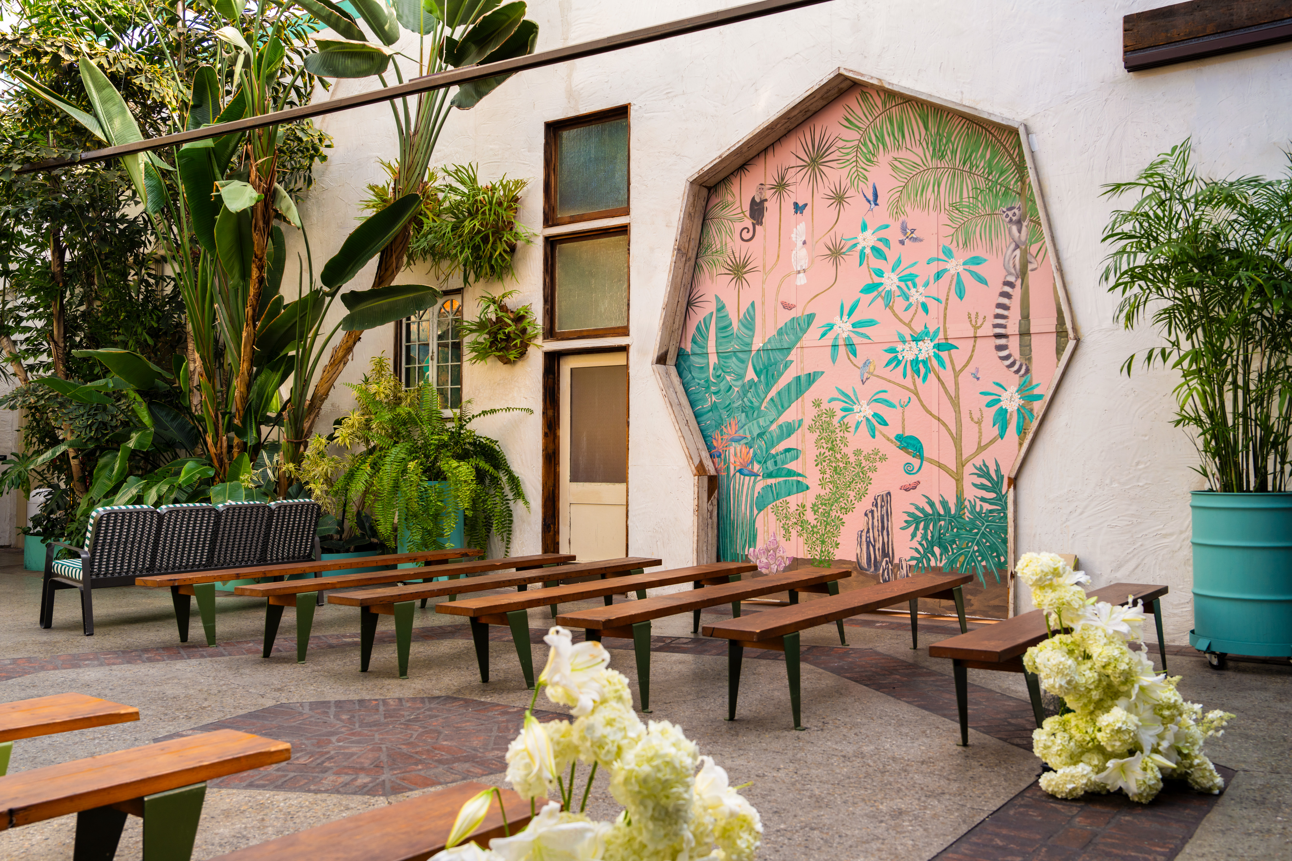 24 - Valentine DTLA - VALE - Grassroom Greenhouse - Ceremony