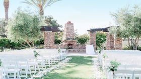 Fireside ceremony - Aliso Viejo by Wedgewood Events