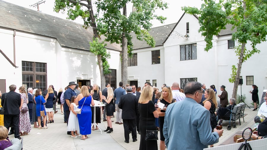 Guests enjoying cocktail hour - The Sanctuary by Wedgewood Events