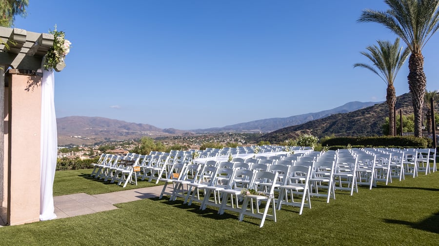 Outdoor ceremony with views - The Retreat by Wedgewood Events