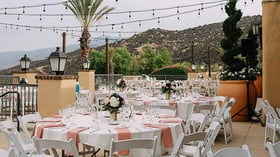 Outdoor reception - The Retreat by Wedgewood Events
