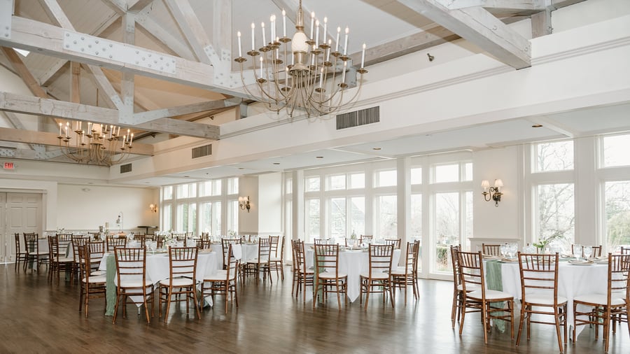 Elegant setup at Barker House by Wedgewood Events