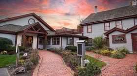 Historic exterior of Barker House by Wedgewood Events