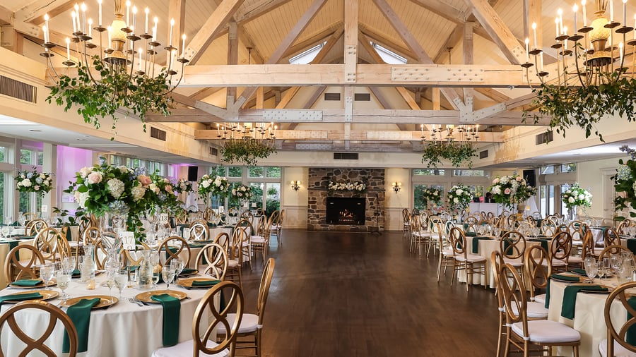 Upscale event setup at Barker House by Wedgewood Events