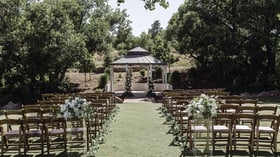 Garden gazebo outdoor space - Creekside Terrace by Wedgewood Events