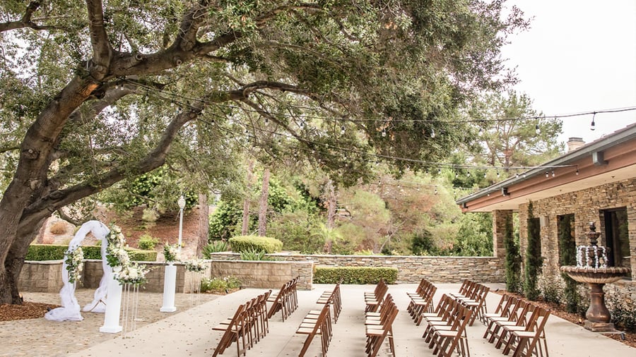 Outdoor area with beautiful greenery - Dove Canyon by Wedgewood Events