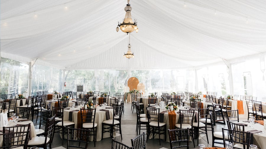Reception pavilion - Jefferson Street Mansion by Wedgewood Events