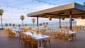 Rooftop events with panoramic ocean views - La Jolla Cove Rooftop by Wedgewood Events