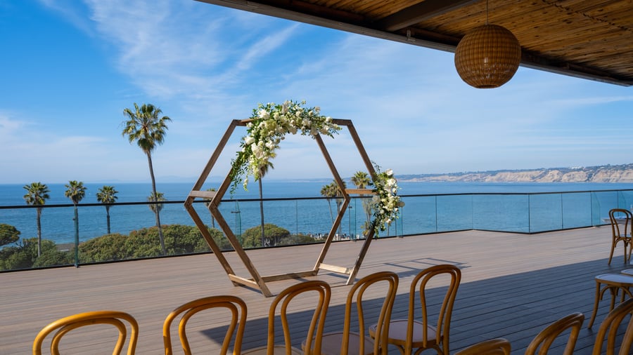 La Jolla Cove Rooftop Ceremony