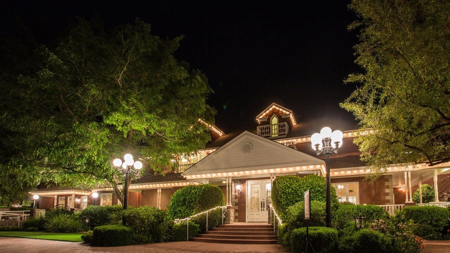 Exterior front of Stonebridge Manor by Wedgewood Events