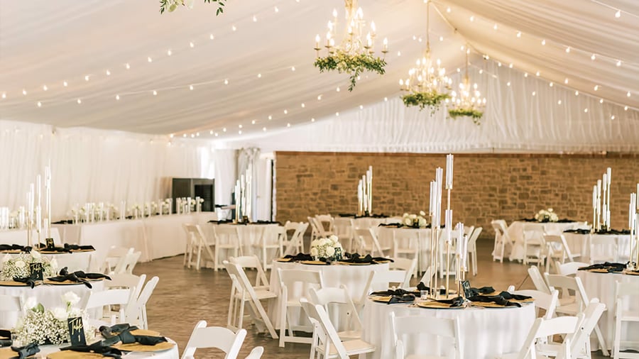 Garden pavilion reception - Stonebridge Manor by Wedgewood Events