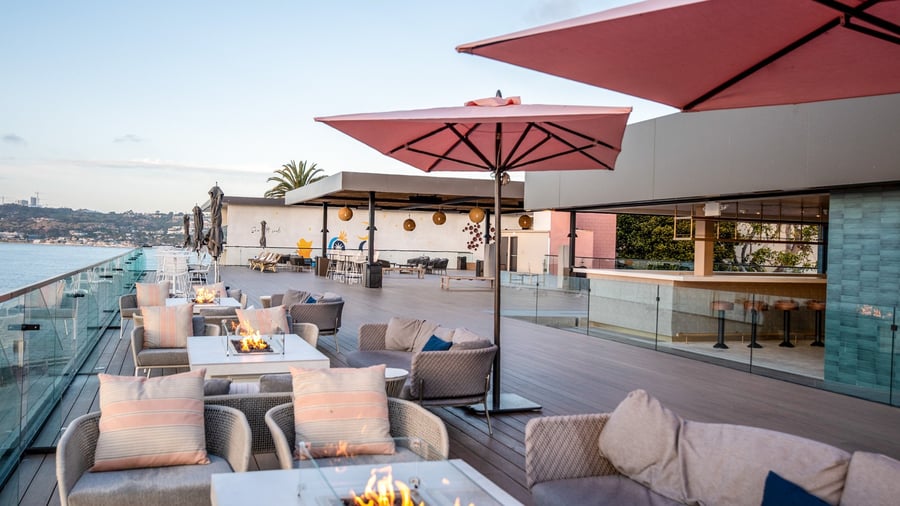 Afternoon rooftop view in La Jolla - La Jolla Cove Rooftop by Wedgewood Events - 15