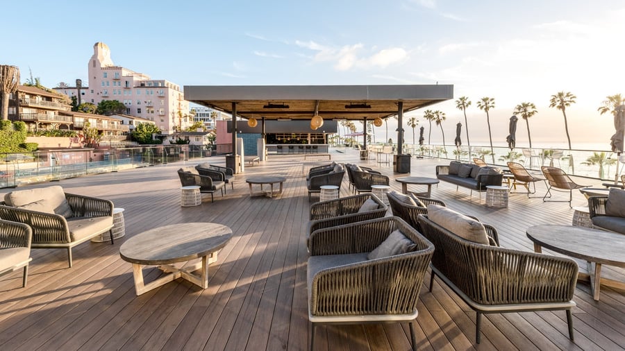 Afternoon rooftop view in La Jolla - La Jolla Cove Rooftop by Wedgewood Events - 9
