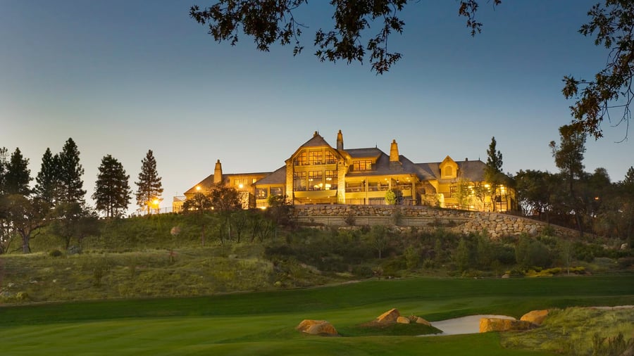Country club view at night - Winchester Estate by Wedgewood Events